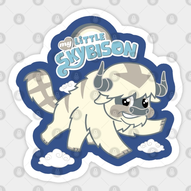 My Little Skybison Sticker by synaptyx